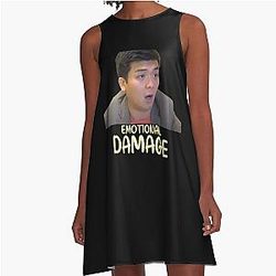 Emotional Damage: A-Line Dress by Steven He