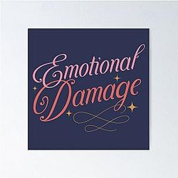 Emotional Damage Steven H Poster