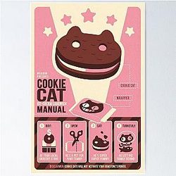 Steven Universe Cookie Cat Poster