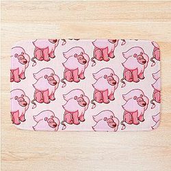 Lion from Steven Universe with Pink Highlights Bath Mat