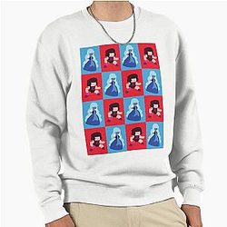 Steven Universe Ruby Sapphire Pattern Pullover Sweatshirt