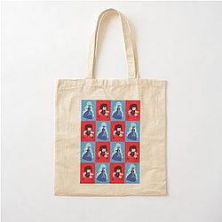 Steven Universe Ruby Sapphire Pattern Cotton Tote Bag