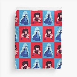 Steven Universe Ruby Sapphire Ruffle Pattern Duvet Cover