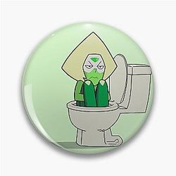 Steven Universe - Peridot in the Toilet Pin