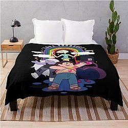 Steven Universe Pride Rainbow Cartoon Throw Blanket