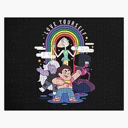 Steven Universe Love Yourself with Pride Rainbow Cartoon Jigsaw Puzzle