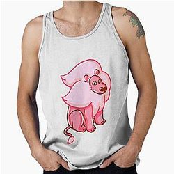 Lion from Steven Universe with Pink Highlights Tank Top