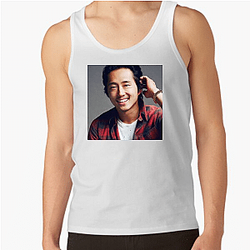 Hollywood Hunk Steven Yeun Tank Tops