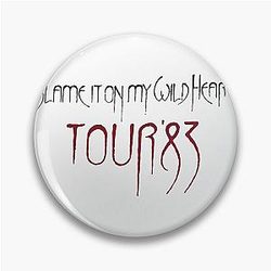 Vtg Stevie Nicks 1983 Wild Heart Tour Pin
