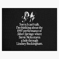 Stevie Nicks Shirt 1997 Live Performance of Silver Springs Jigsaw Puzzle