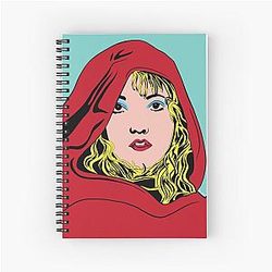 Stevie Nicks Handmaid's Tale Pop Art Spiral Notebook