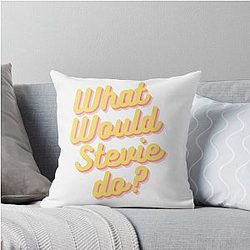 Stevie Nicks What Would She Do Throw Pillow