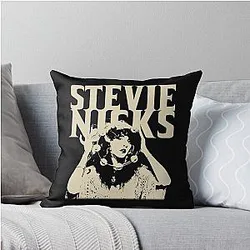 Stevie Nicks Music Tour Throw Pillow