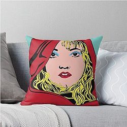 Stevie Nicks Handmaid's Tale Pop Art Throw Pillow