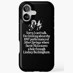 Stevie Nicks Shirt 1997 Live Performance of Silver Springs iPhone Tough Case
