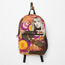 Singer Stevie Nicks Fan Art Designer Sticker Backpack