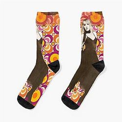 Singer Stevie Nicks Fan Art Rhiannon Designer Stickers Socks