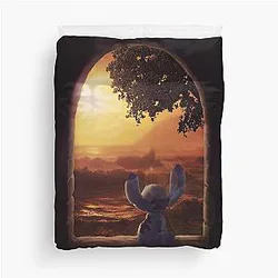Stitch Sunset Duvet Cover