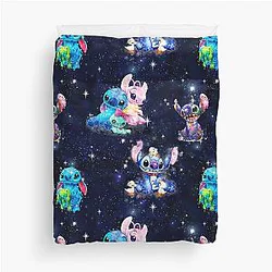 Stitch Galaxy Duvet Cover