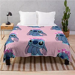 Cute Love Stitch Throw Blanket