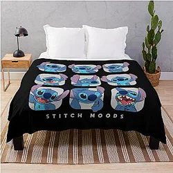 Art Lilo and Stitch Throw Blanket