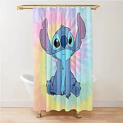 Colorful Stitch Shower Curtain