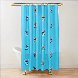 Cute Stitch Shower Curtain