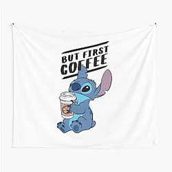 Lilo and Stitch Coffee Adult Tapestry