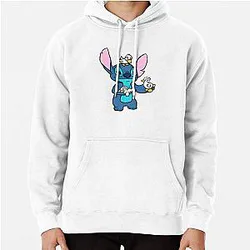 Stitch with Duck Pullover Hoodie