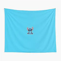 Cute Stitch Sitting Tapestry