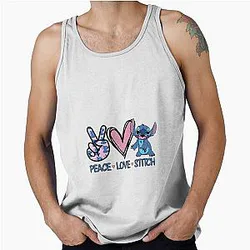Peace Love Stitch Tank Top