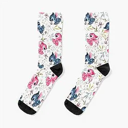 Stitch and Angel Socks