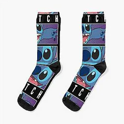 Stitch Expressions Gift For Fans, Gift For Men And Women, Holiday Socks
