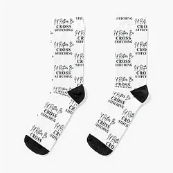 I'd Rather Be Cross Stitching Socks