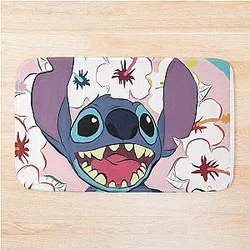 Aloha Stitch Bath Mat