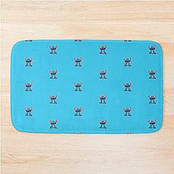 Cute Stitch Sitting Bath Mat