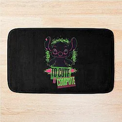 Stitch Pop Minimal Design Schitts Creek Inspired Fan Art Bath Mat