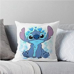 Stitched Art Throw Pillow
