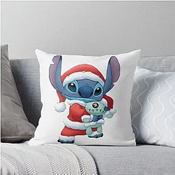 Stitch Christmas Throw Pillow