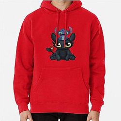 Stitch and friend two art Pullover Hoodie
