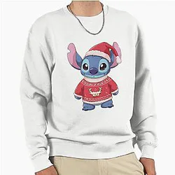 Stitch Christmas Sweater Cute Kawaii Holiday Pullover Sweatshirt