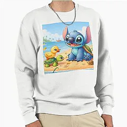 Stitch and friends Pullover Sweatshirt