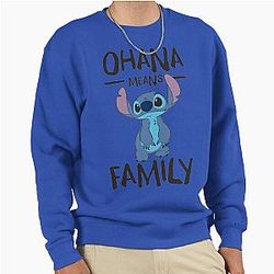 Stitch Ohana Means Family Pullover Sweatshirt