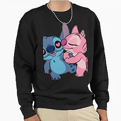 Stitch and Angel Pullover Sweatshirt