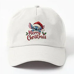 Merry Christmas cute Stitch Dad Hat