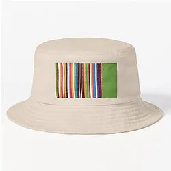 Avocado Stripe Bucket Hat