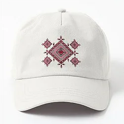 Palestinian Tatreez Cross Stitch Embroidery Arabic Dad Hat
