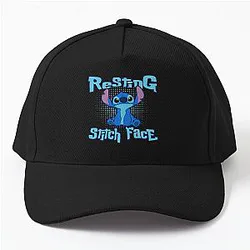 Resting face baseball cap