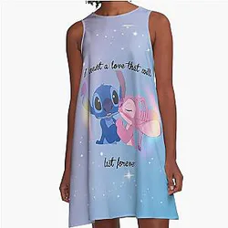 Stitch and Angel Love A-Line Dress