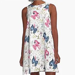 Stitch Angel A-Line Dress